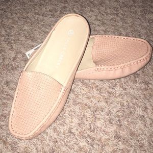Blush loafers